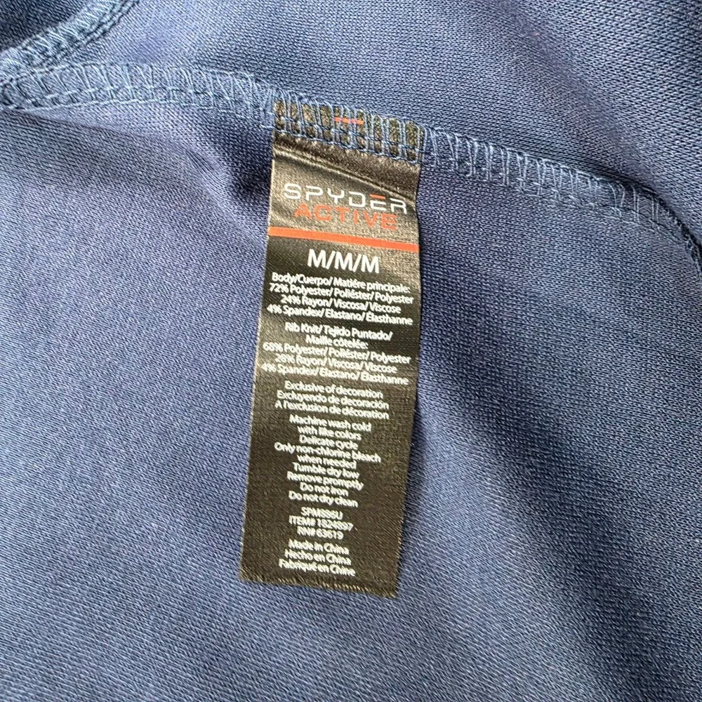 Spyder Active Full Zip Hoodie Jacket‎ Athletic Warm Up Layering Medium